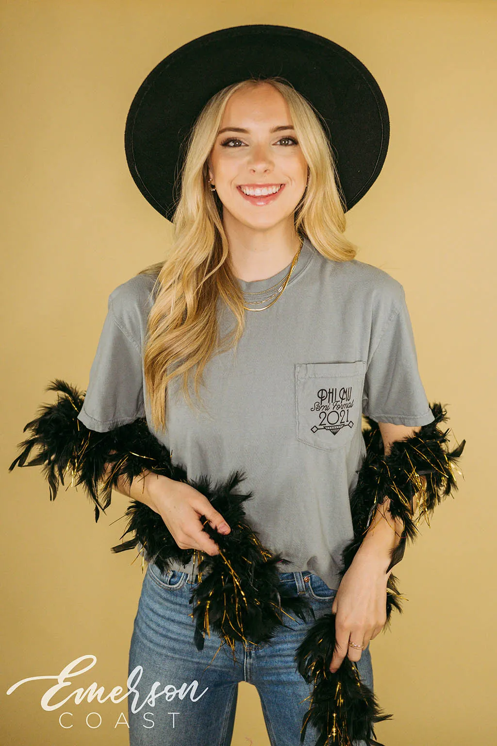 Phi Mu Old Hollywood Chic Semi Formal T-shirt