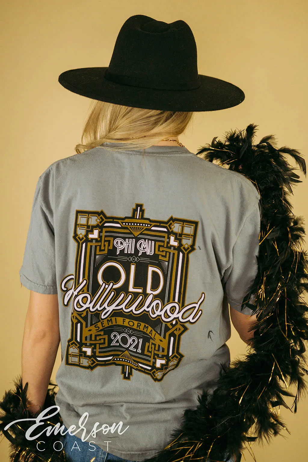 Phi Mu Old Hollywood Chic Semi Formal T-shirt