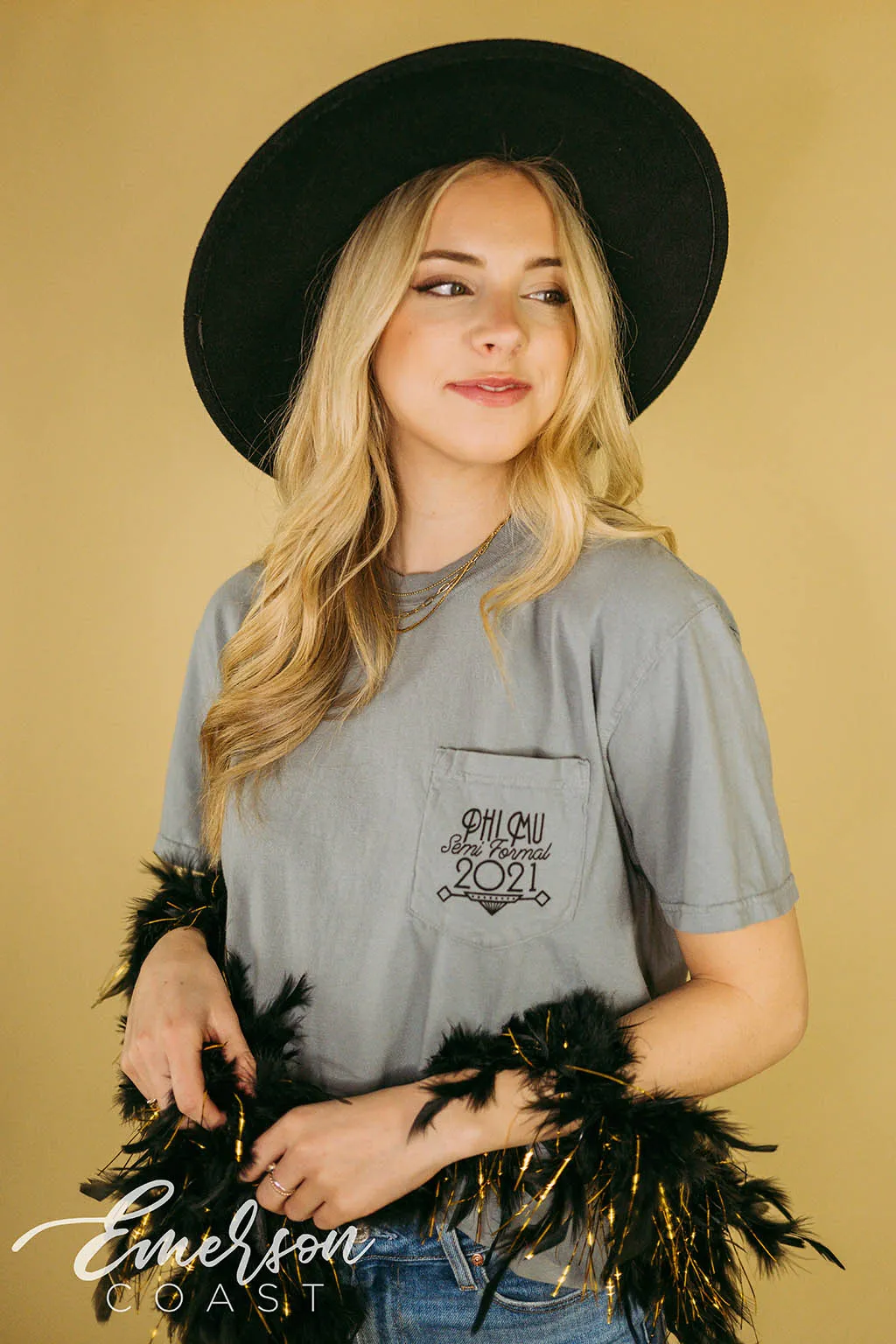 Phi Mu Old Hollywood Chic Semi Formal T-shirt