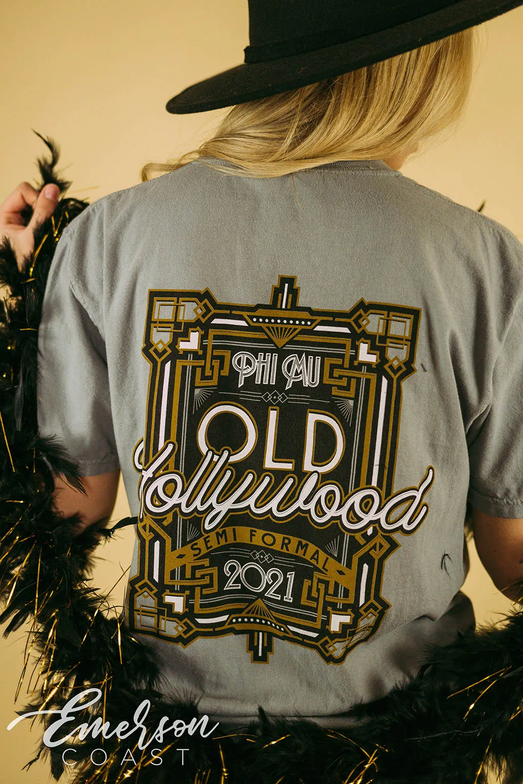 Phi Mu Old Hollywood Chic Semi Formal T-shirt