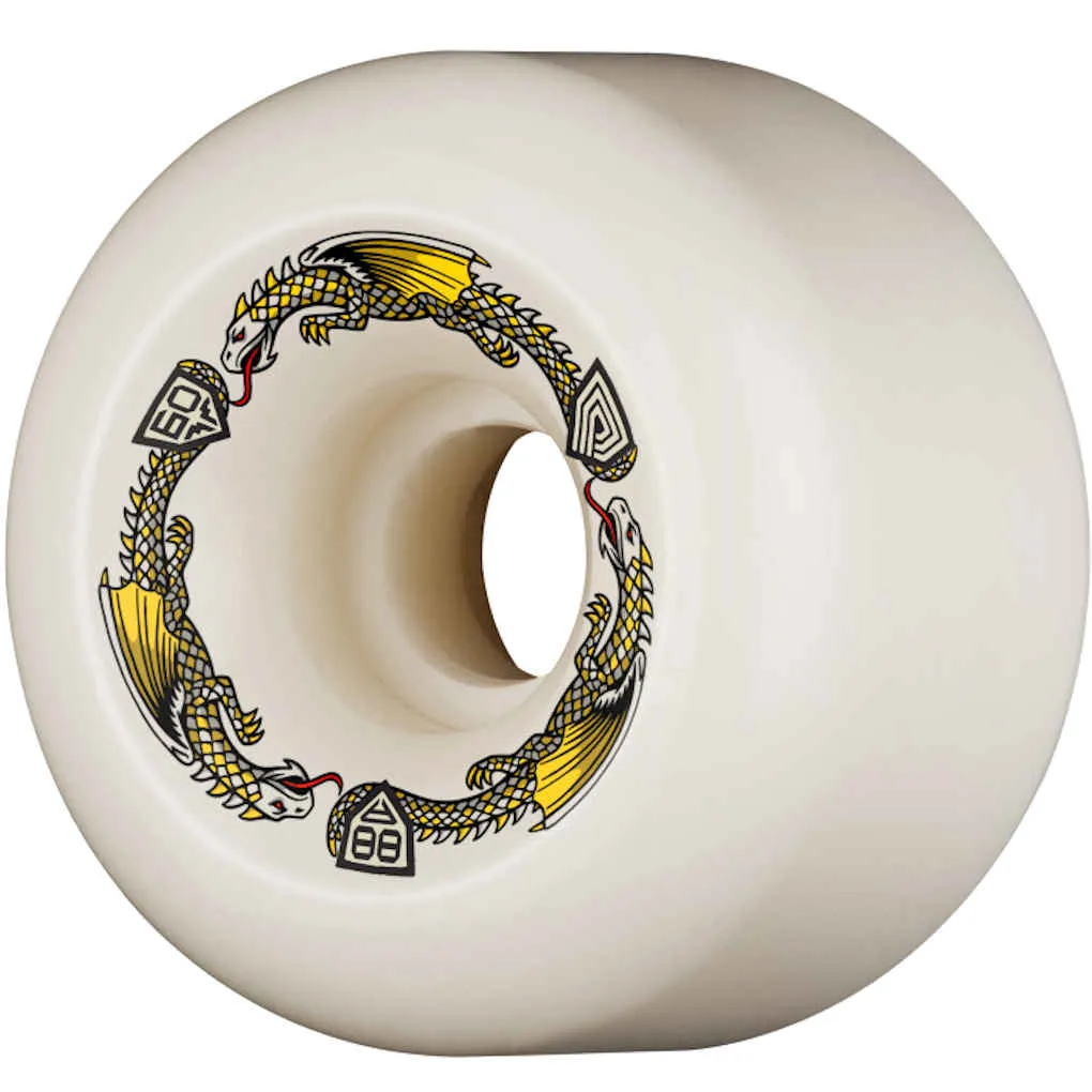 Powell Peralta Dragon Formula 88A 60mm White