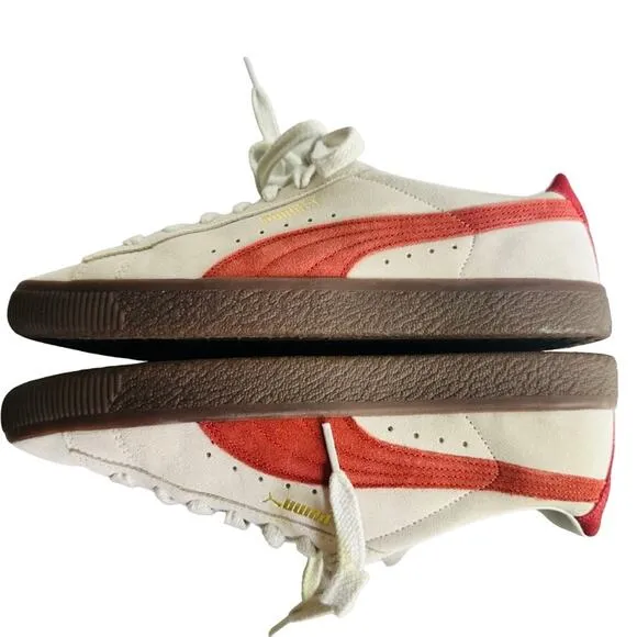 Puma Suede Vintage Men's Size 9 Pistine Chili Oil Cream Gum Sole #374921-16