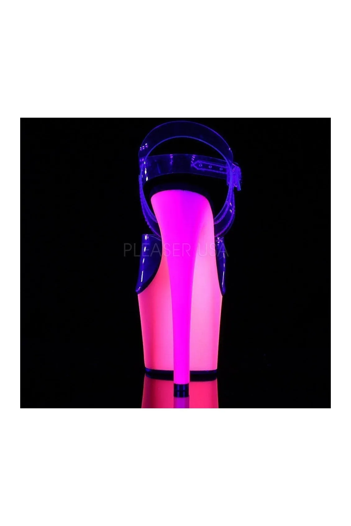 RAINBOW-308UV Platform Sandal  | Clear Vinyl