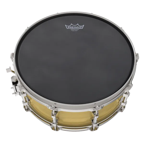 Remo 10" Ambassador Suede Black