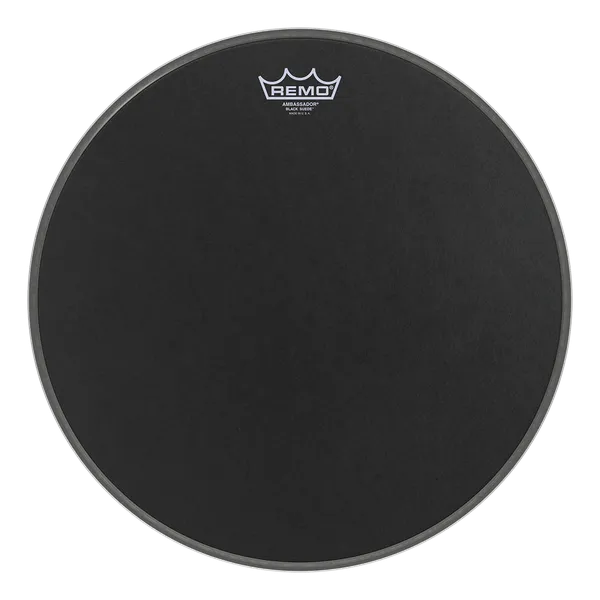 Remo 10" Ambassador Suede Black