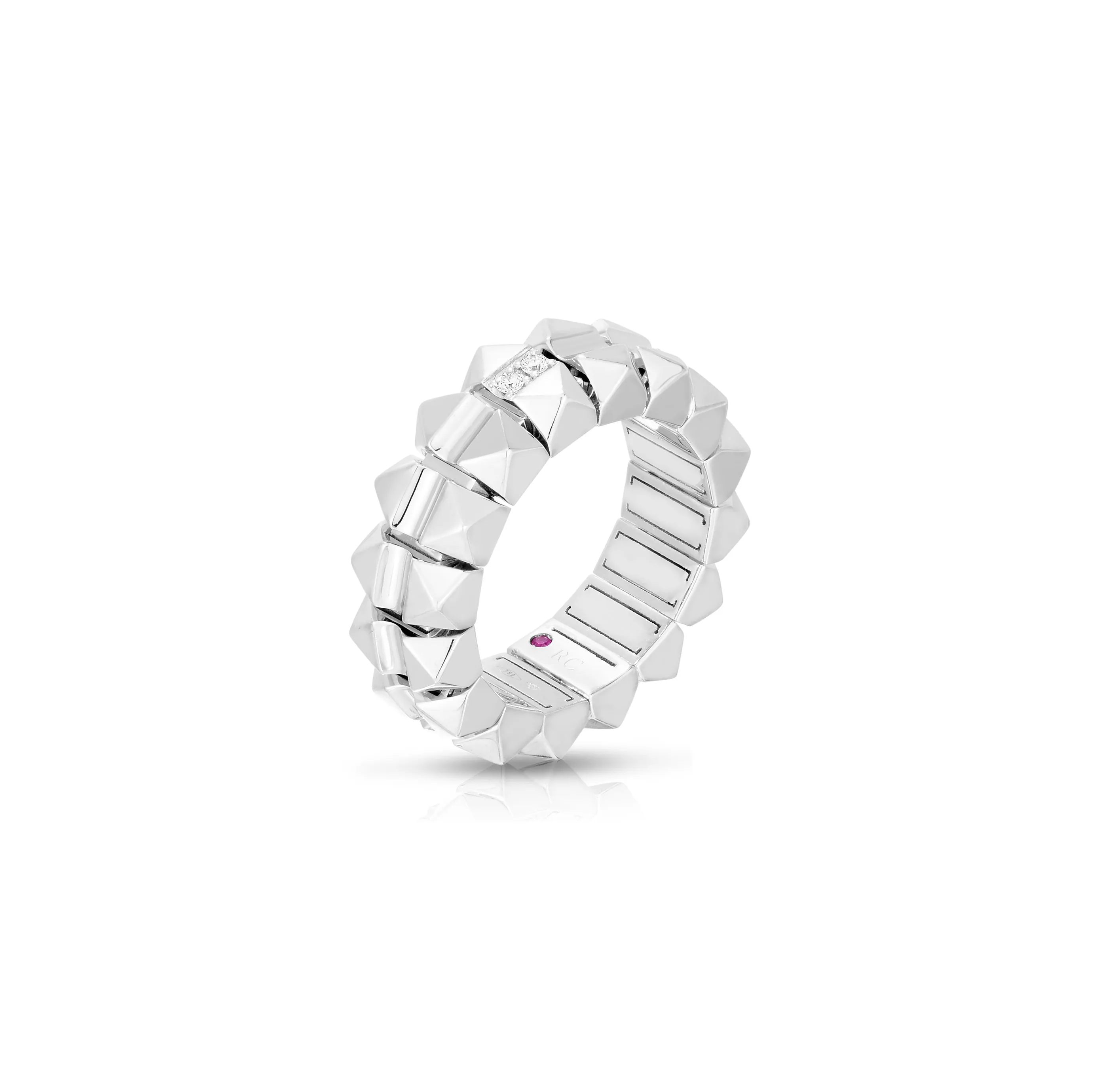 Roberto Coin Obelisco Diamond Accent Flexible Ring