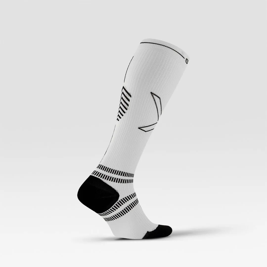 Running Socks Men | White / Black