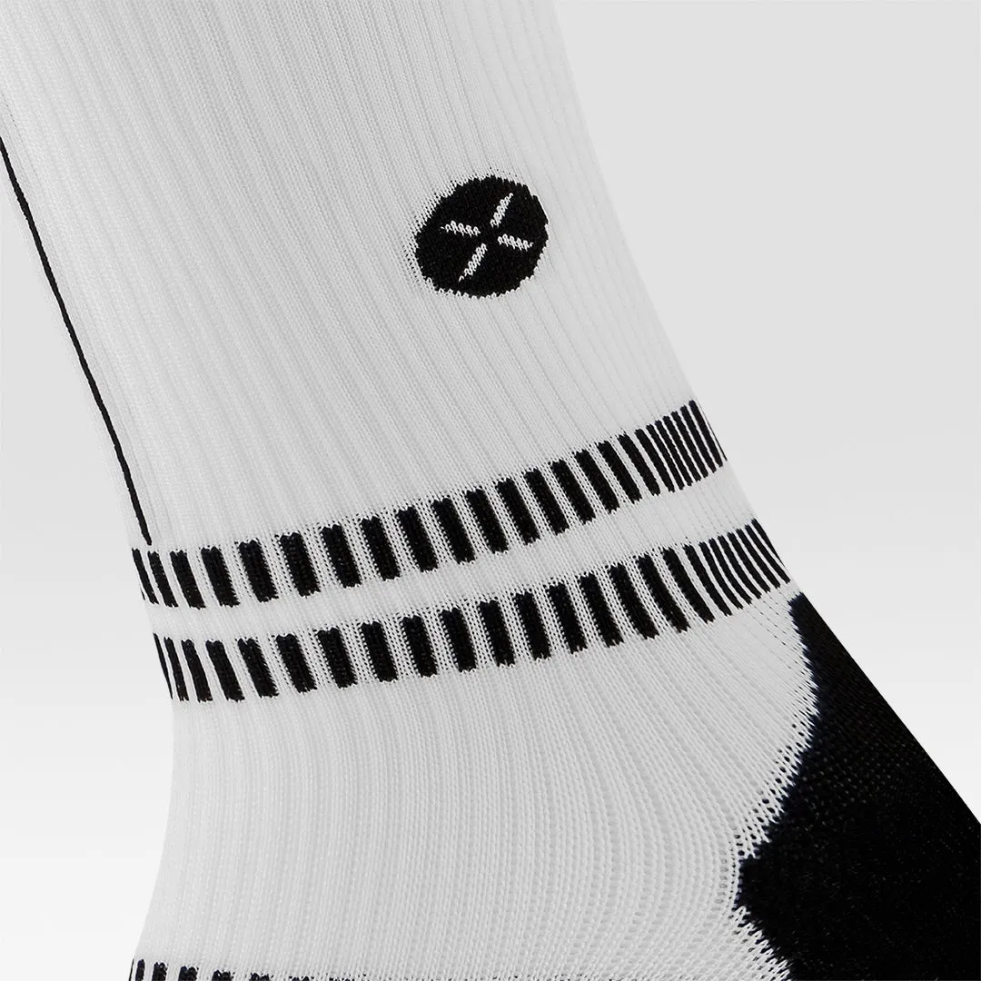 Running Socks Men | White / Black