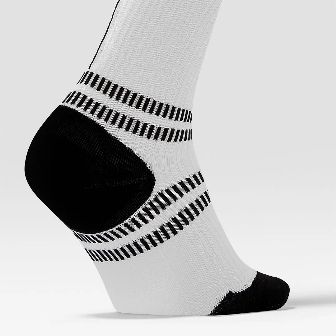 Running Socks Men | White / Black