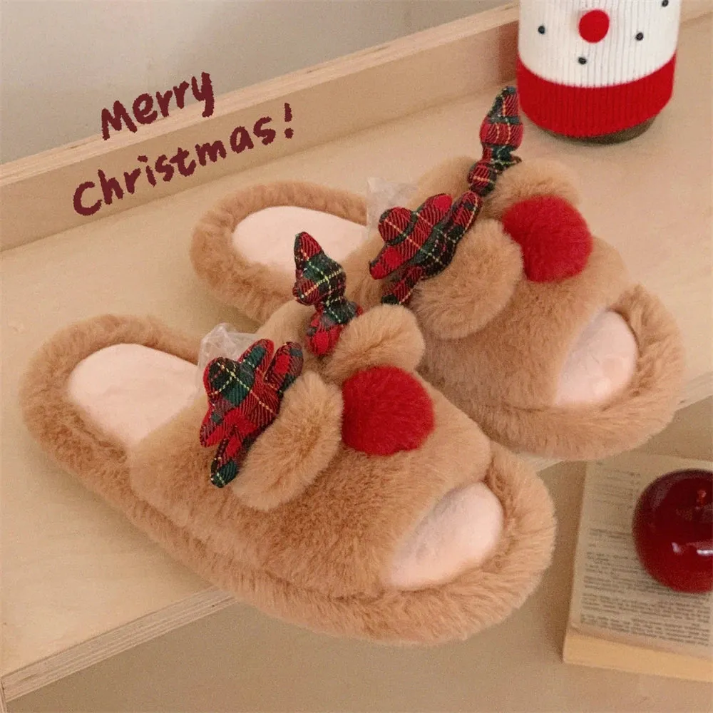 SHOEGEEᵀᴹ Elk Cute Slippers