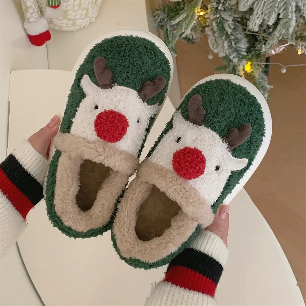 SHOEGEEᵀᴹ Elk Cute Slippers
