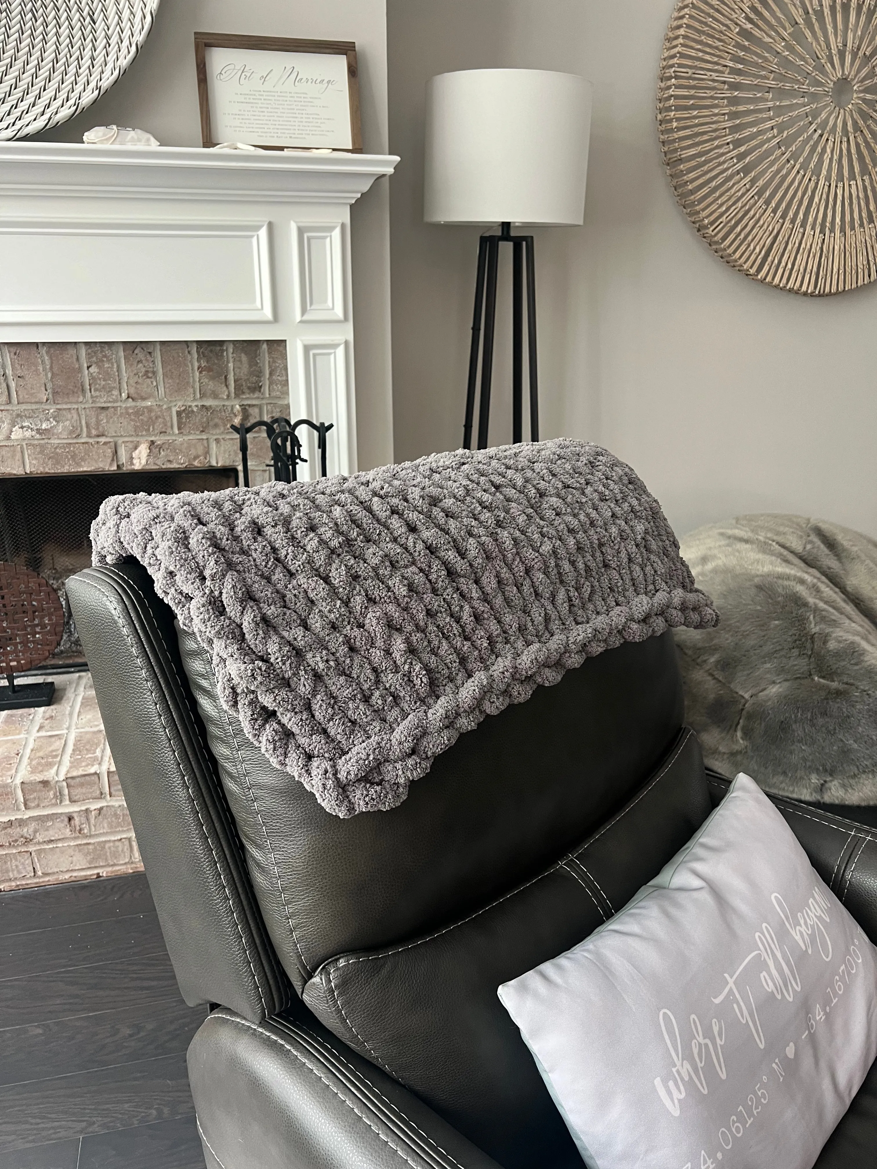 Small Custom Cozy Throw
