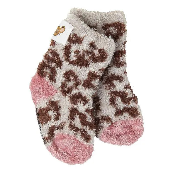 Snug Infant Cozy Crew w/Grippers Socks Cheetah