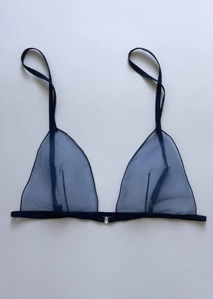 SOFT CUP BRA OCEAN BLUE COLOR