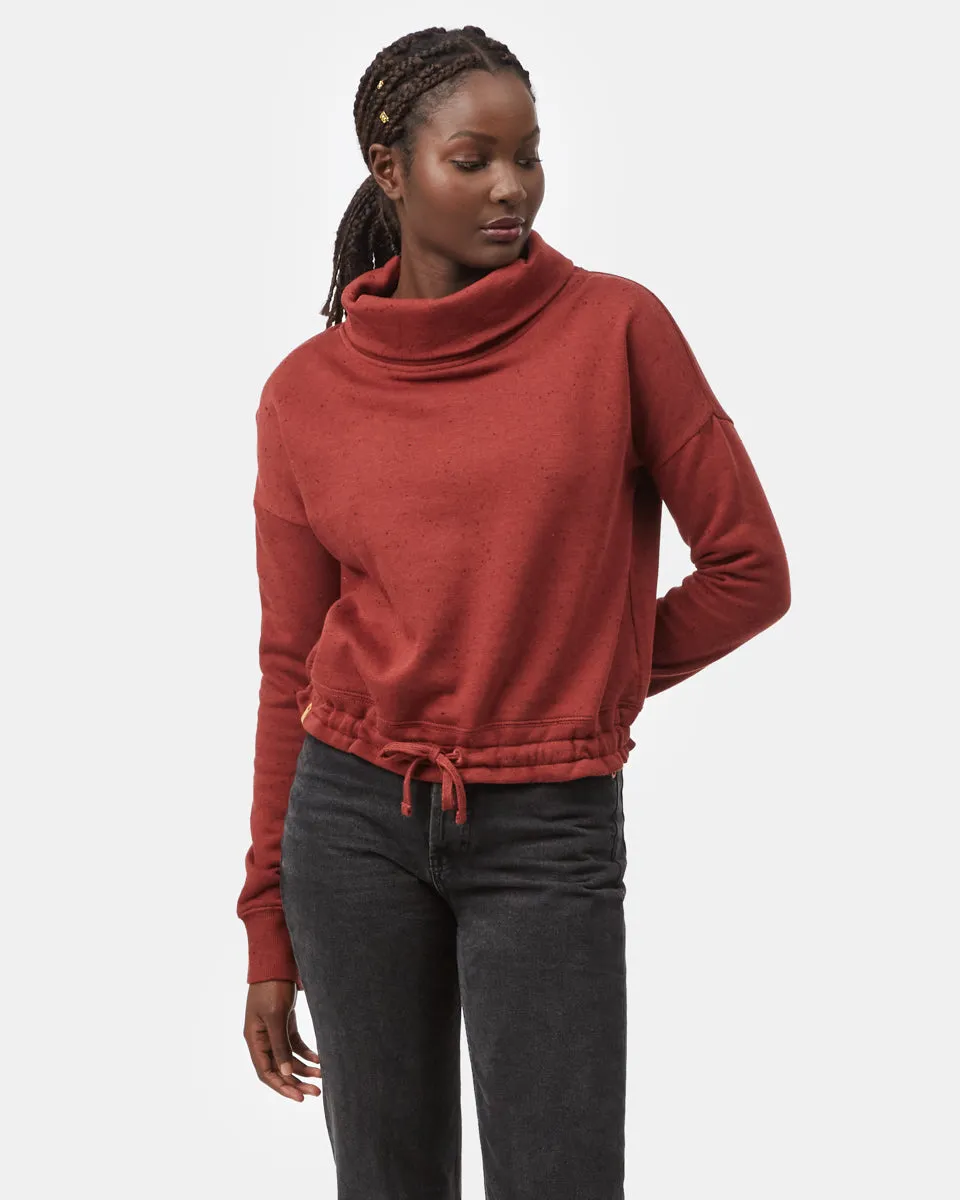 Speckled Cowl Neck Fleece