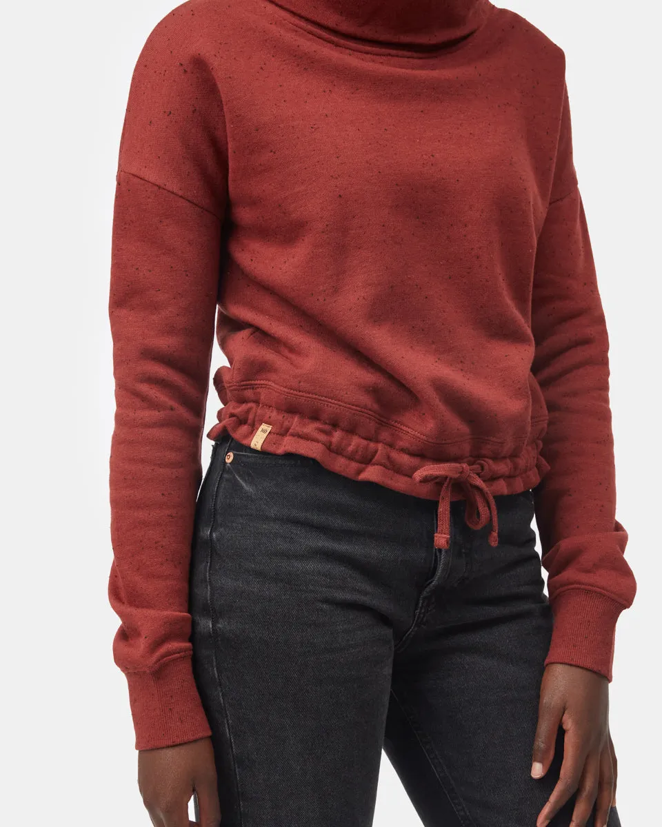 Speckled Cowl Neck Fleece