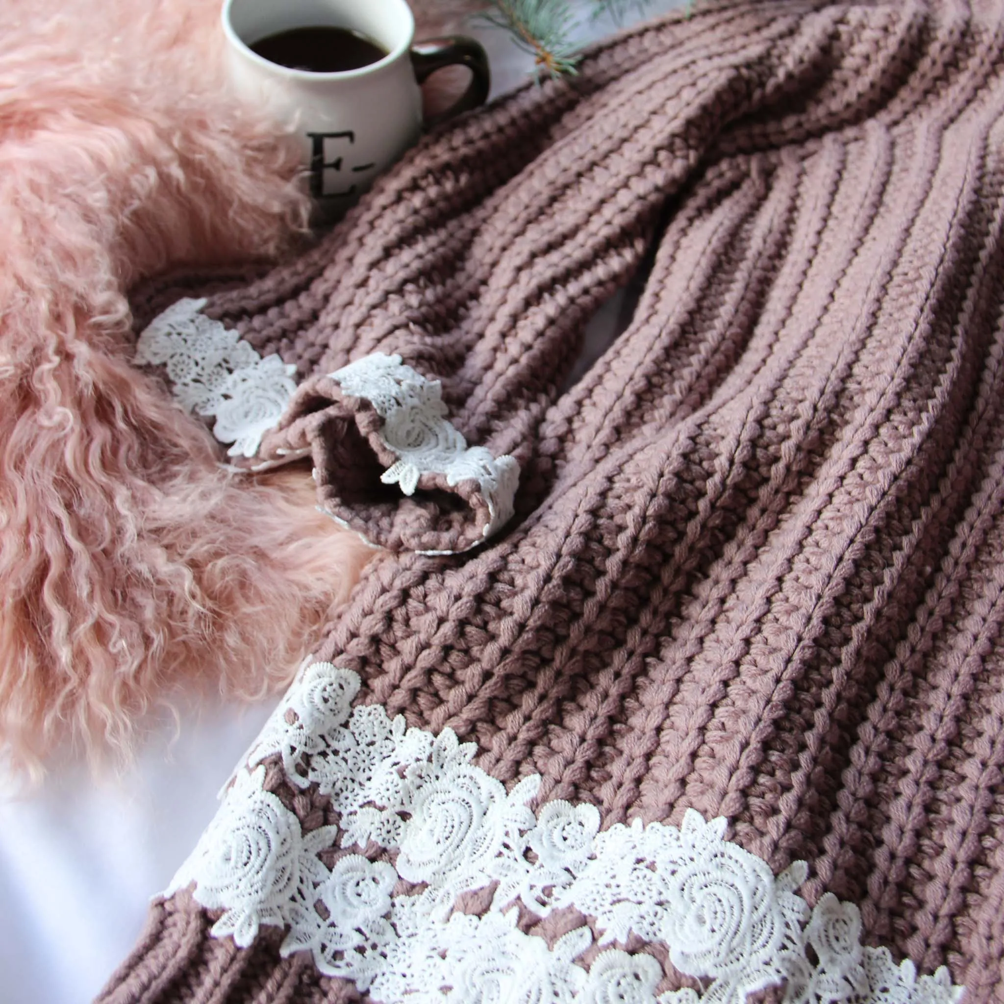 Spool Lux Knit   Lace Sweater