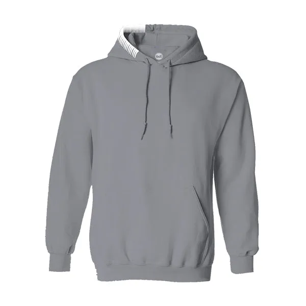 Stitched Neck Hoodie Cozy Fleece