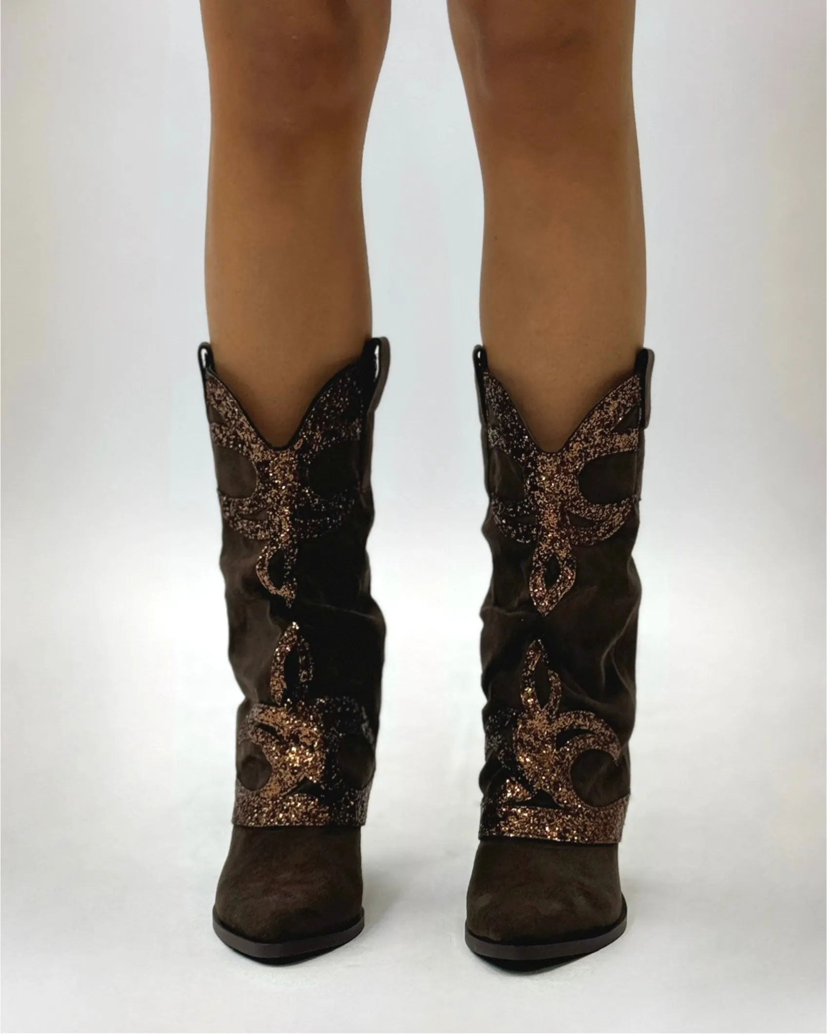 Stivali camperos con paillettes