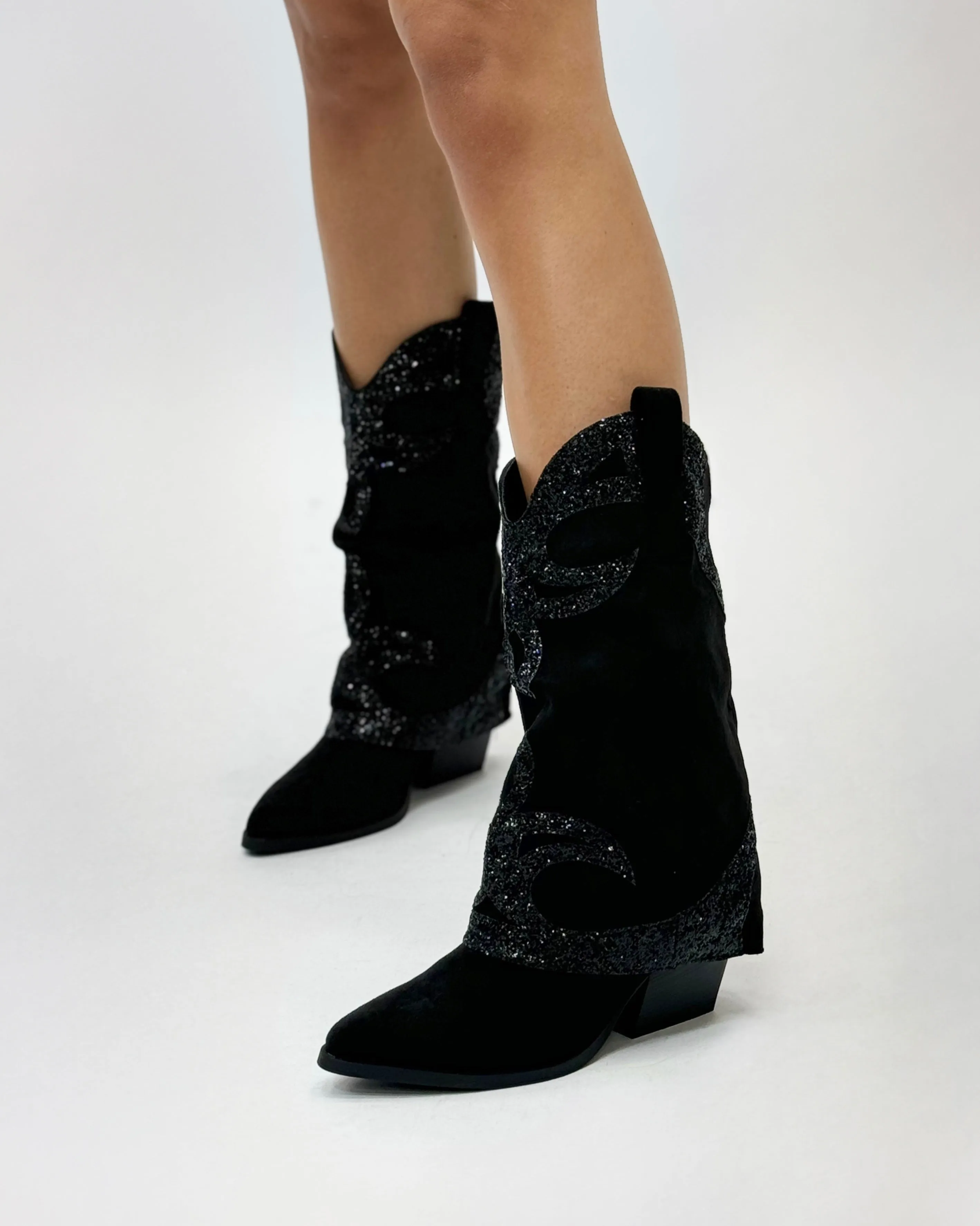 Stivali camperos con paillettes