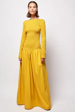 Textured open back Maxi