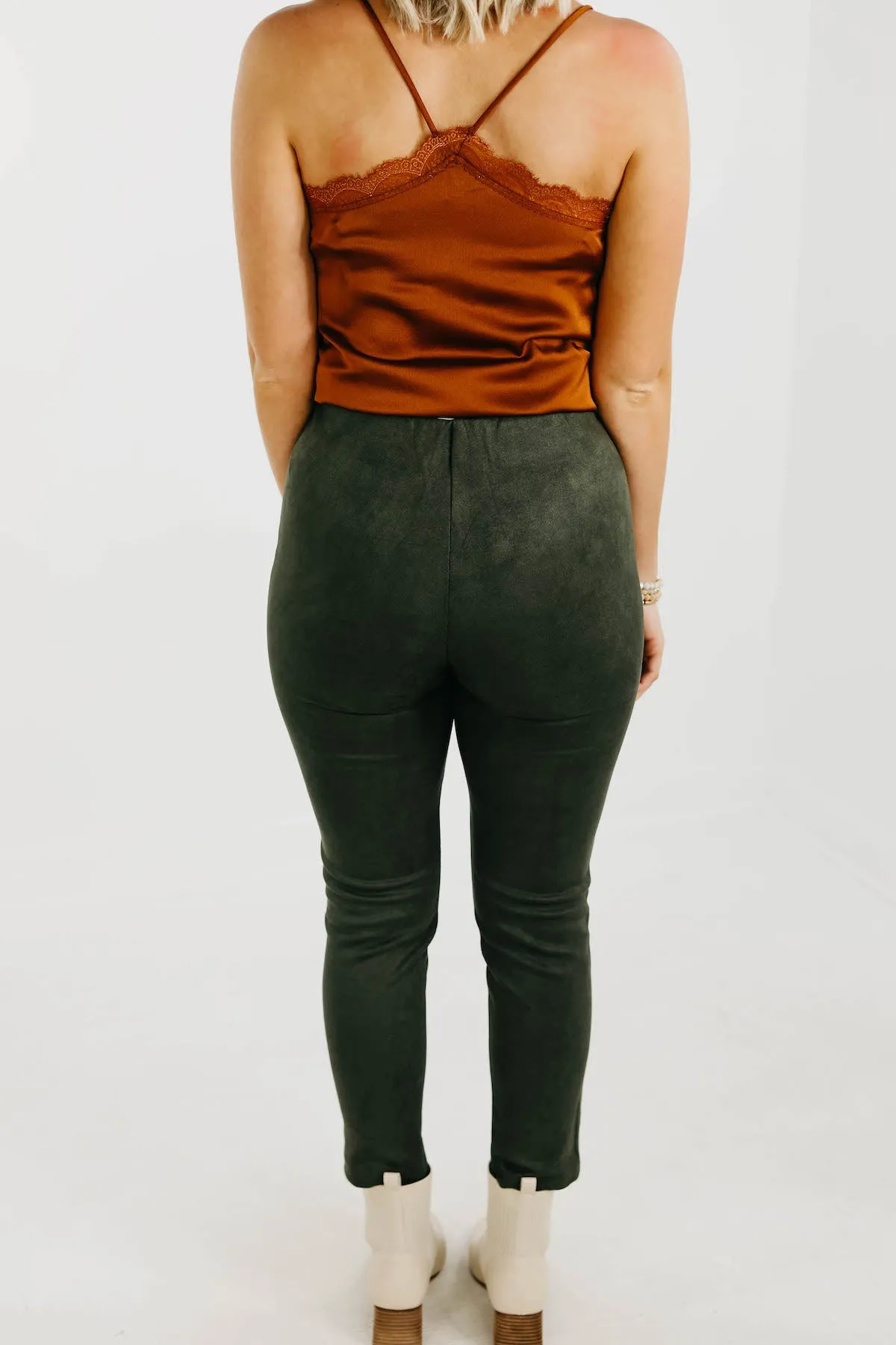 The Hope Faux Suede Pants  - FINAL SALE