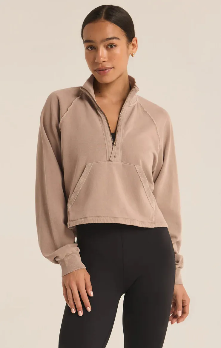 The On The Run Half Zip Sweatshirt