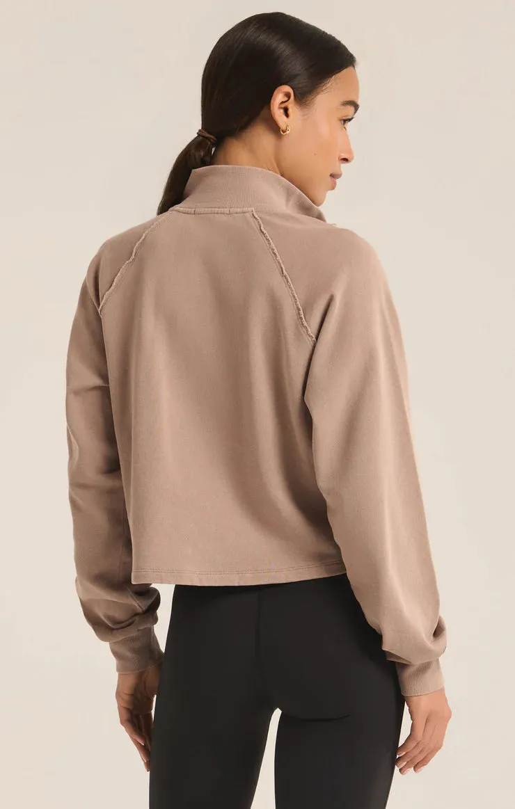 The On The Run Half Zip Sweatshirt