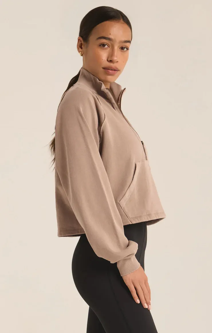 The On The Run Half Zip Sweatshirt