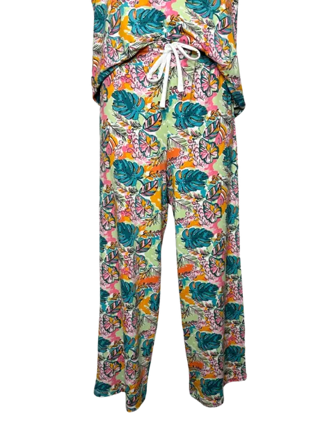 Tropical Monstera Leaf Pajama Pant