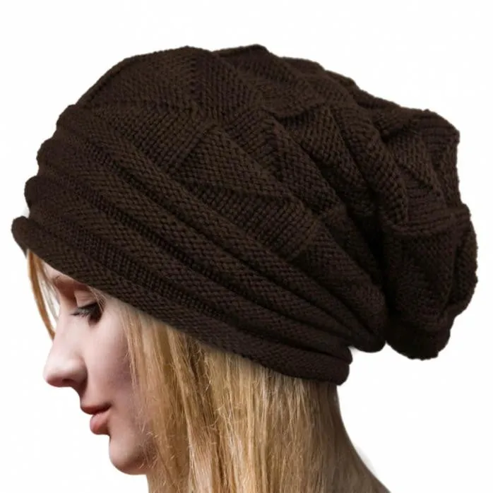 Unisex Winter Crochet Beanie