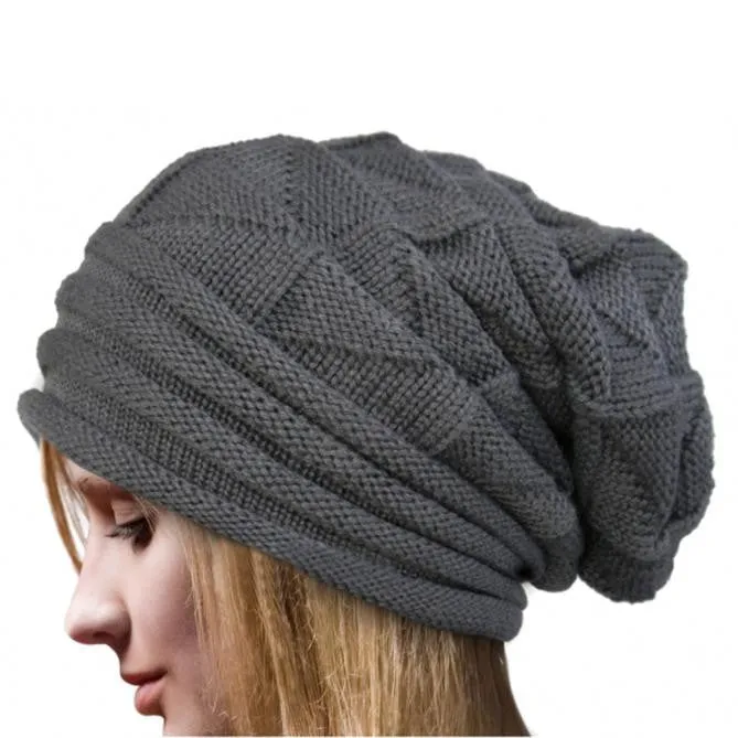 Unisex Winter Crochet Beanie