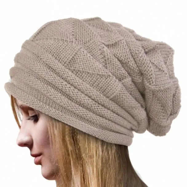 Unisex Winter Crochet Beanie