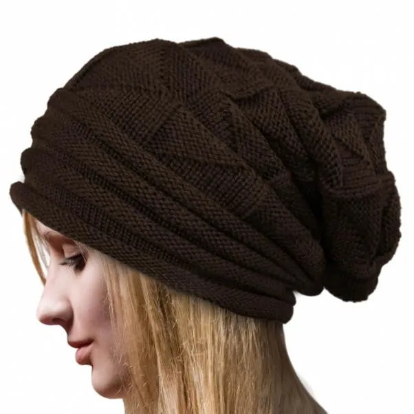 Unisex Winter Crochet Beanie