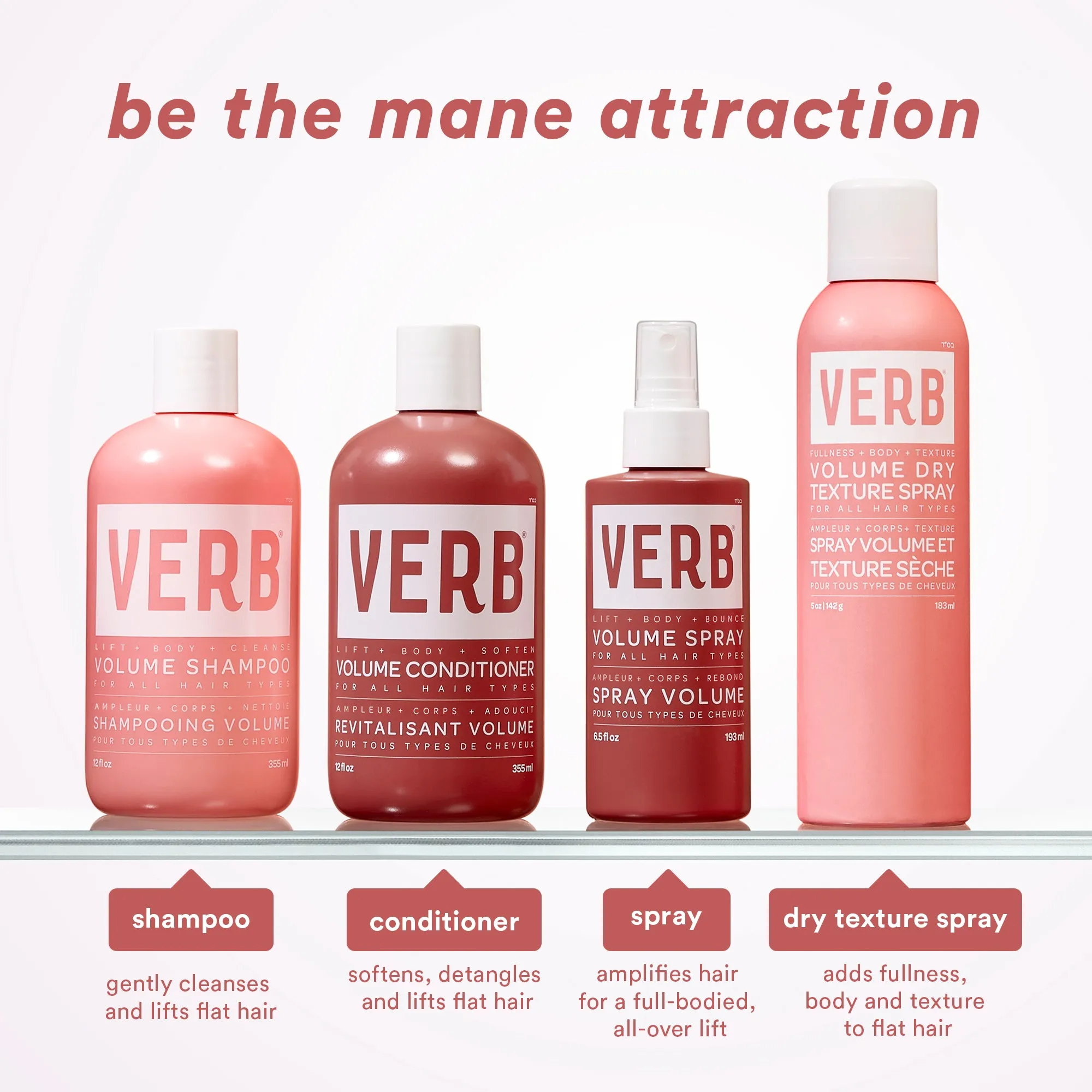 volume spray