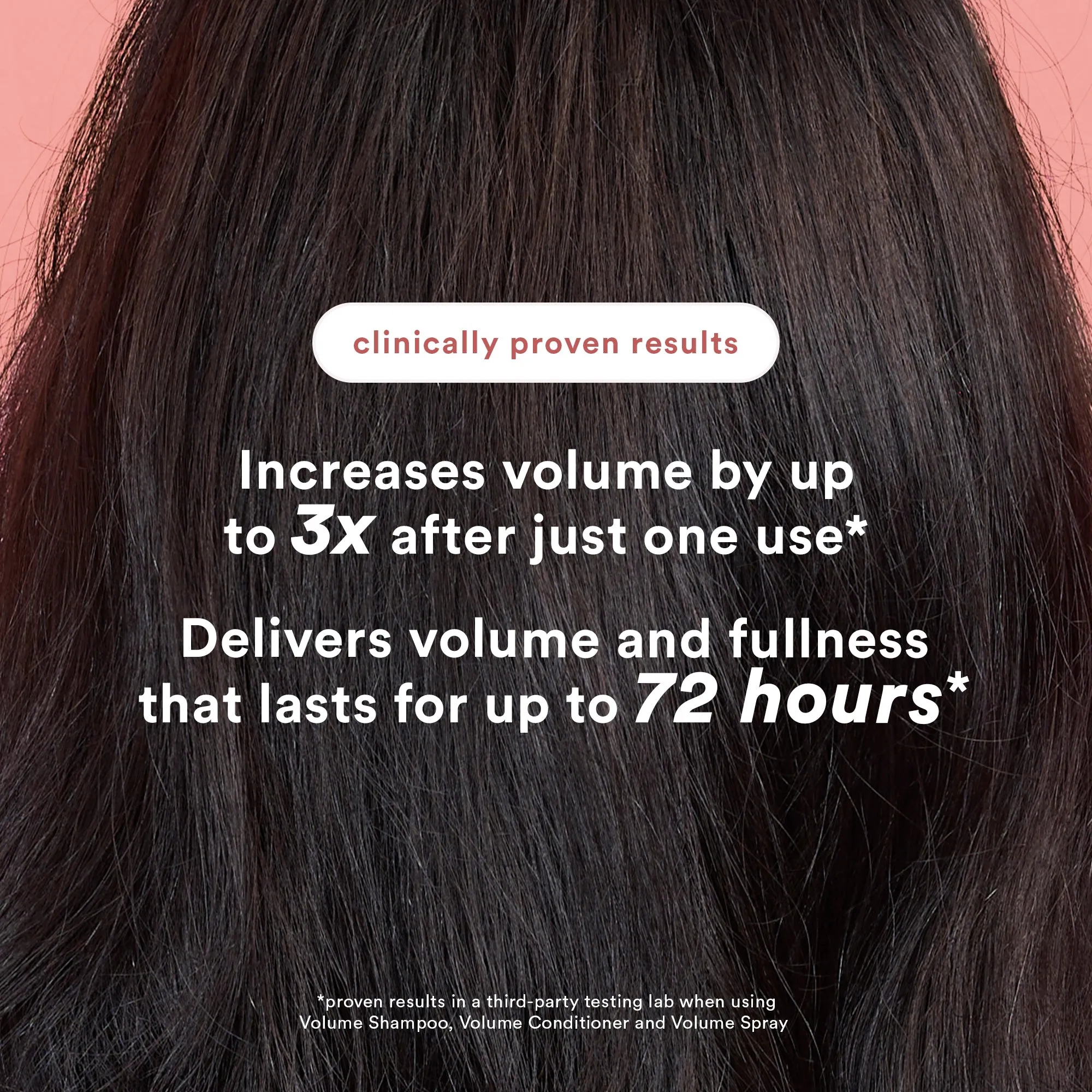 volume spray