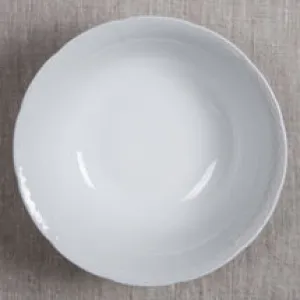 Weave White Cereal Bowl