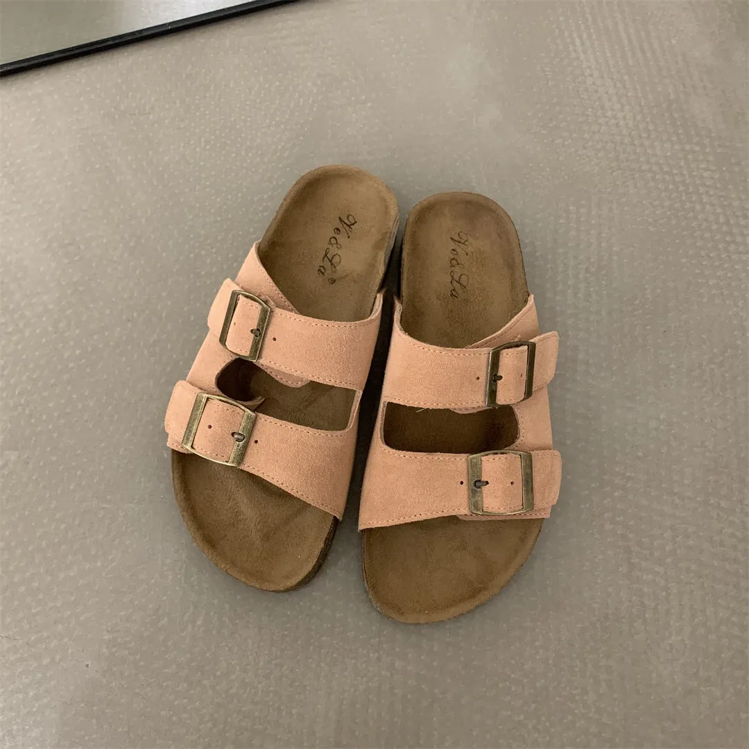 Women's Fashion Personality One Word Flip-flops