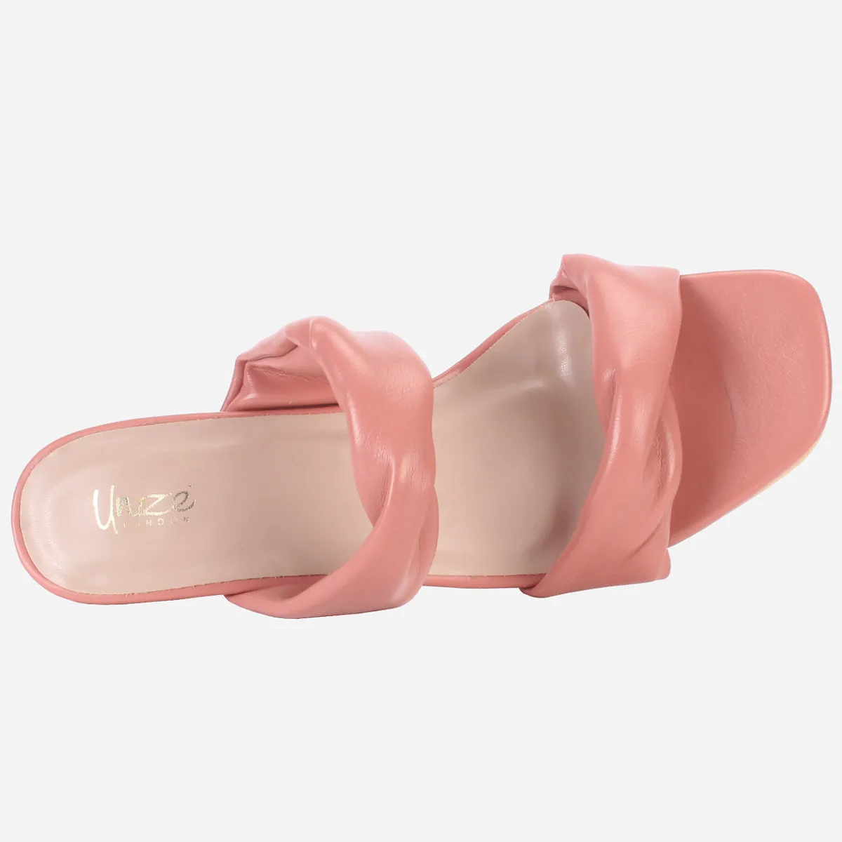 Womens "SHARITA" Dual Strap Slide In Sandals