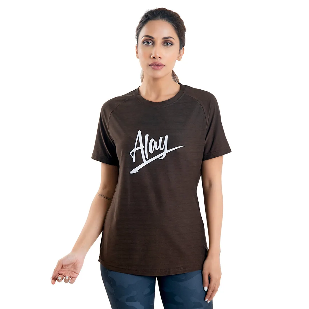 Wonder Woman Tee - Brown