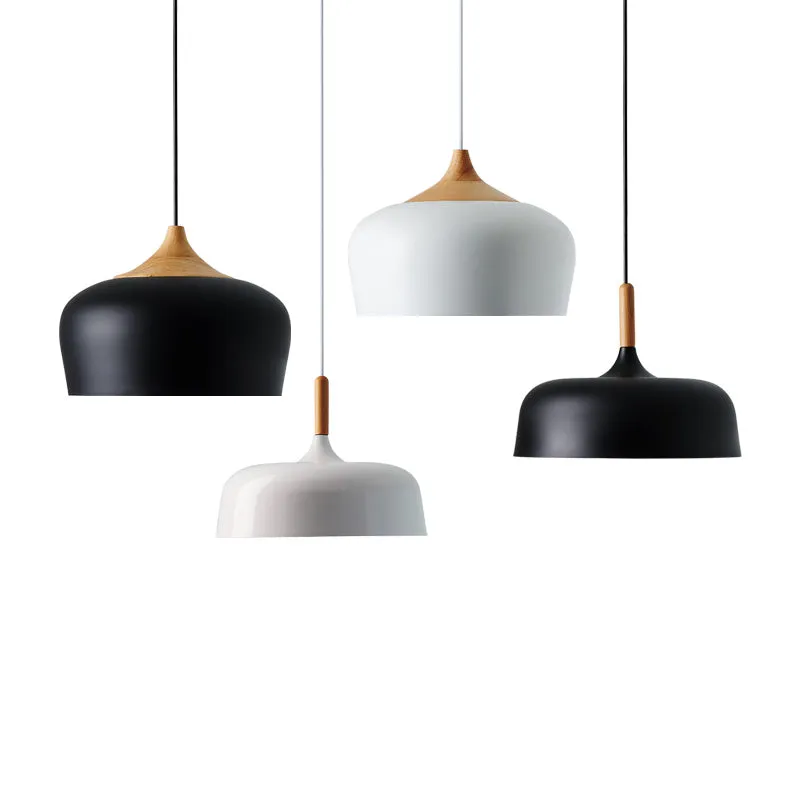 Wooden CoCo Pendant Lamp Light