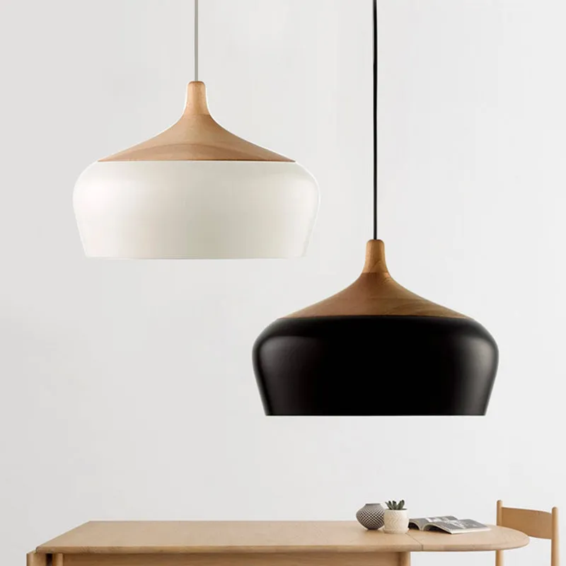Wooden CoCo Pendant Lamp Light