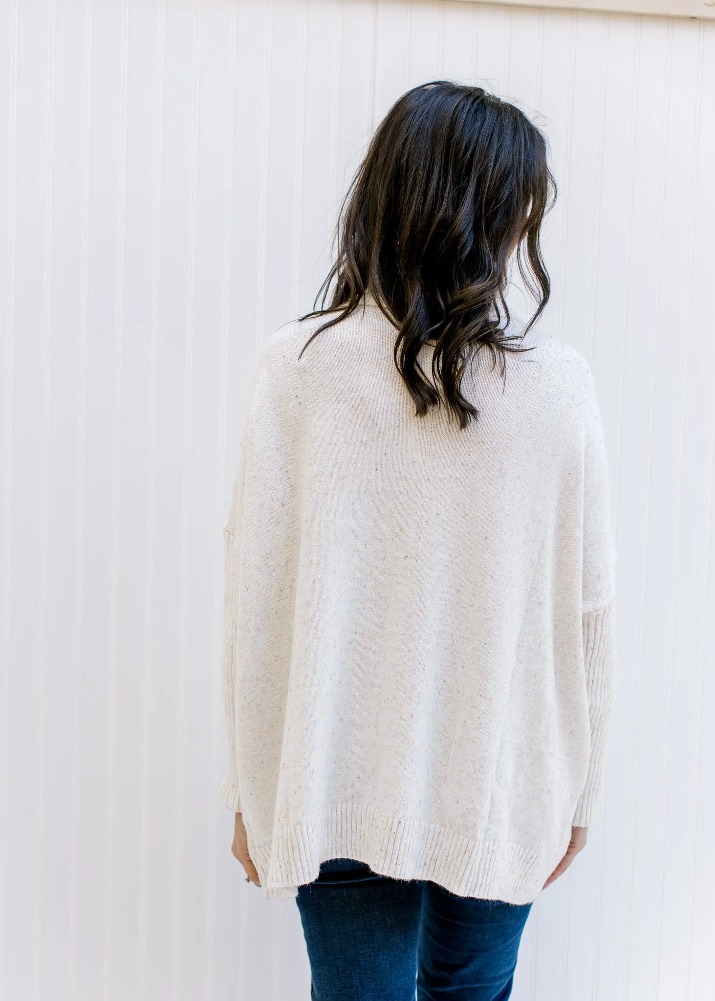 X Speckled Ivory Sweater