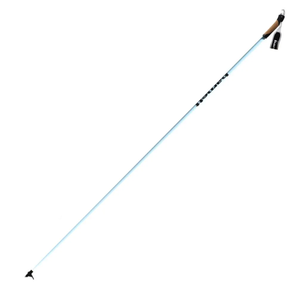 XC-09 Carbon ski poles for Nordic and Roller Skiing, Blue Light